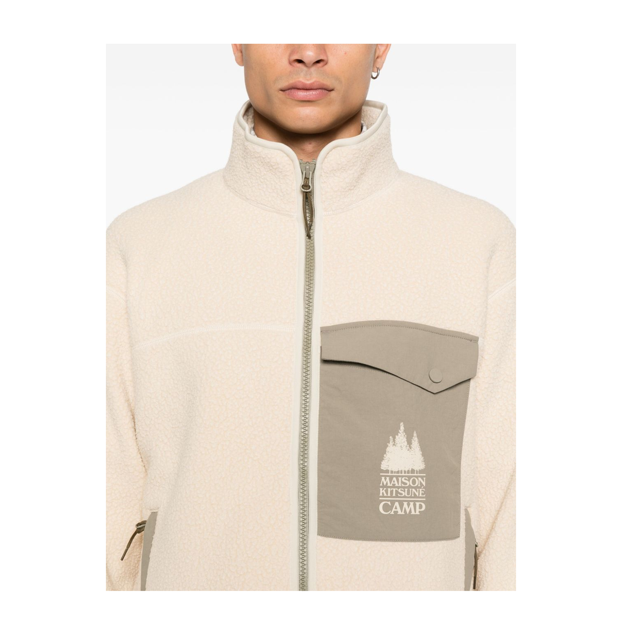 MAISON KITSUNE' Coats Beige