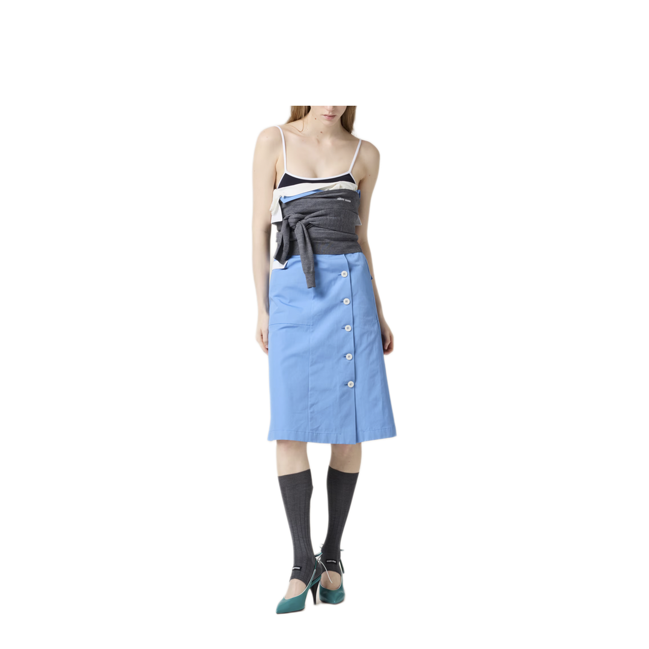 MAYFEYR - Miu Miu - Poplin Dress - MF5786SOOO1BMSF0013