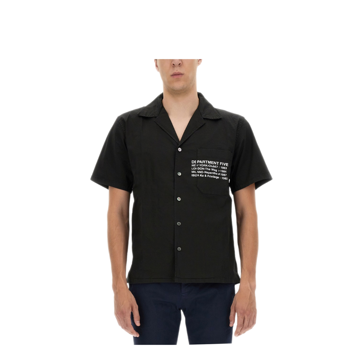 MAYFEYR - DEPARTMENT FIVE - Hawaiian Shirt With Logo Print - US0071TS0038002P27999