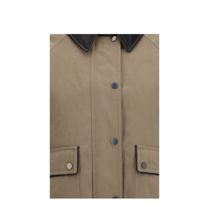 MAYFEYR - Brunello Cucinelli - Padded Down Jacket With Leather Collar - MG5457551