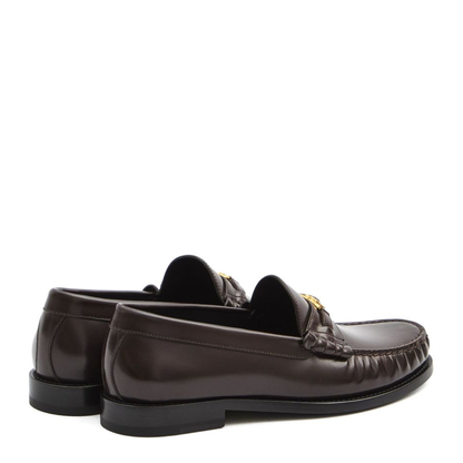 Luco Loafer in Polished Bullskin - Dark Brown