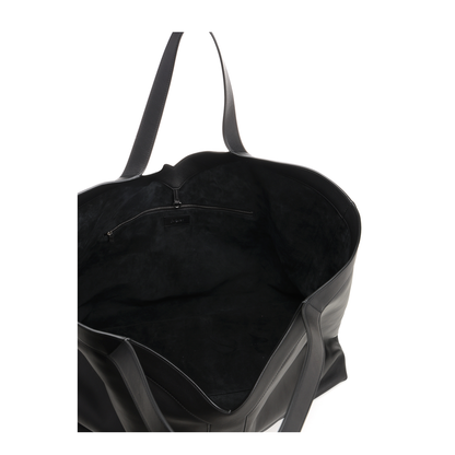 Y Maxi Tote in Grained Leather