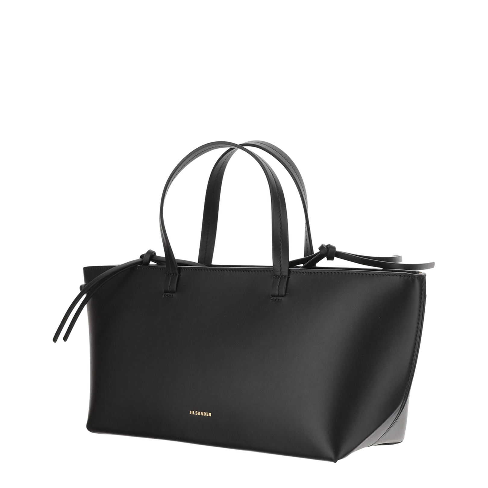 Bateau Black Leather Seal Bag
