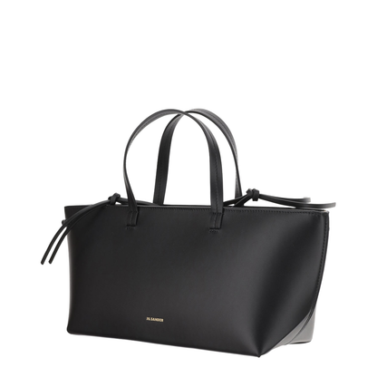 Bateau Black Leather Seal Bag