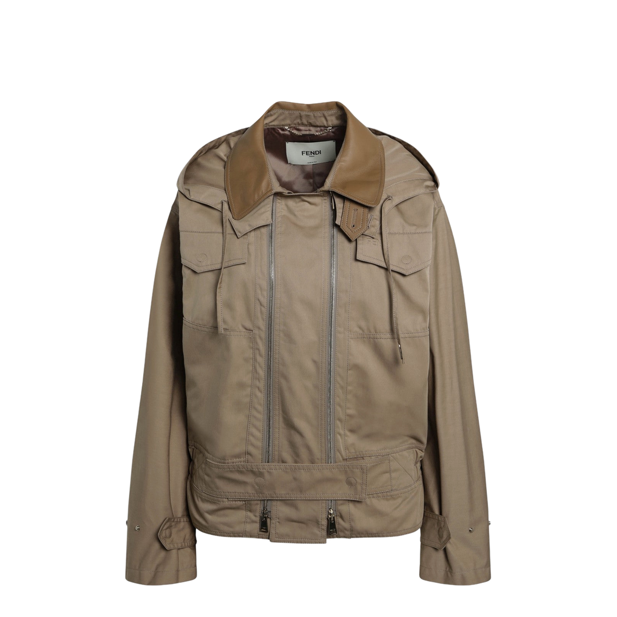 Beige Cotton Jacket