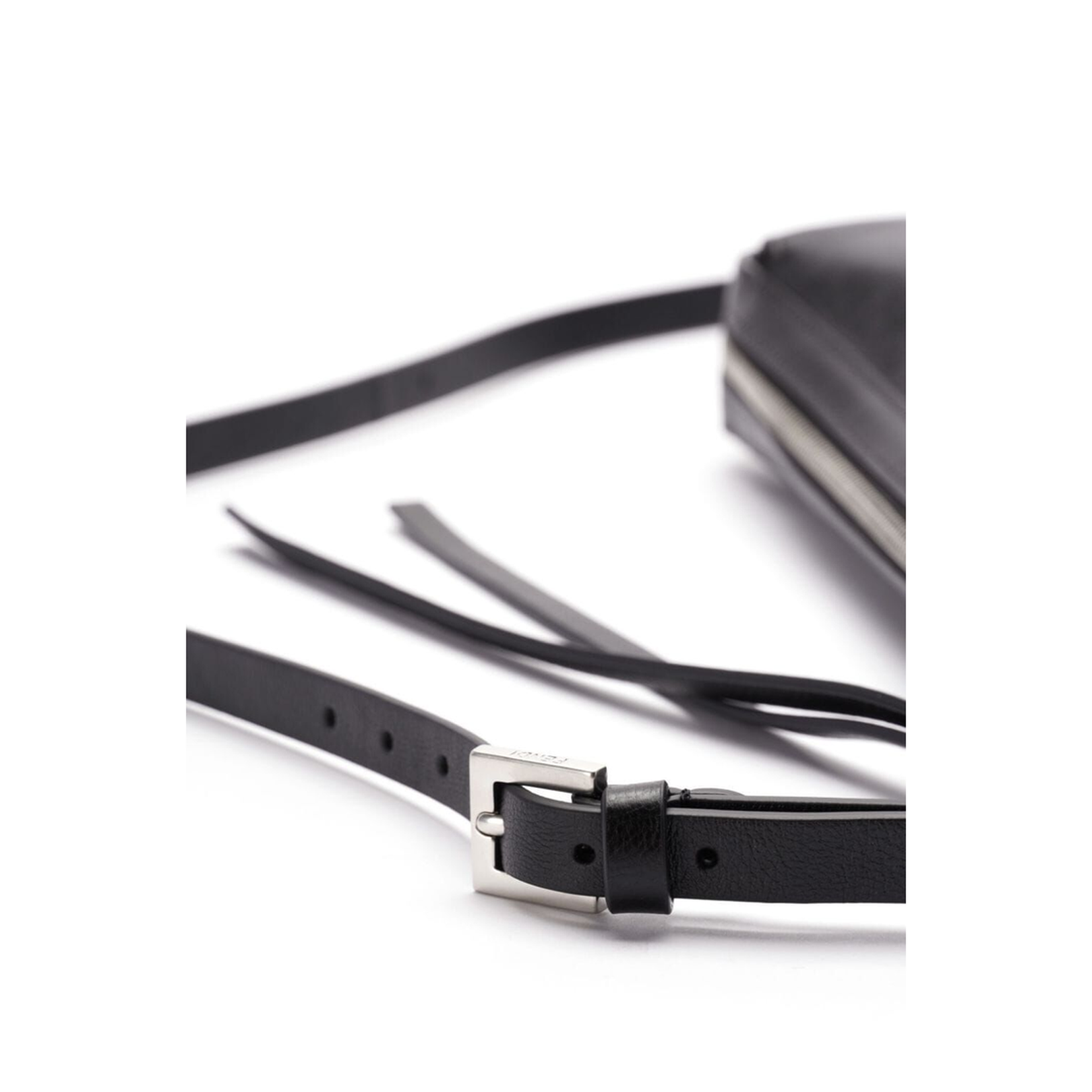 Roma Small Leather Crossbody Bags - Black