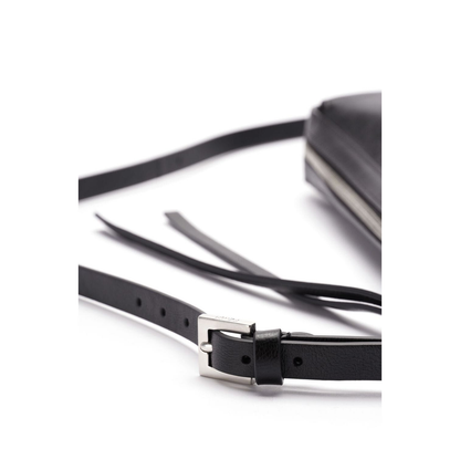 Roma Small Leather Crossbody Bags - Black