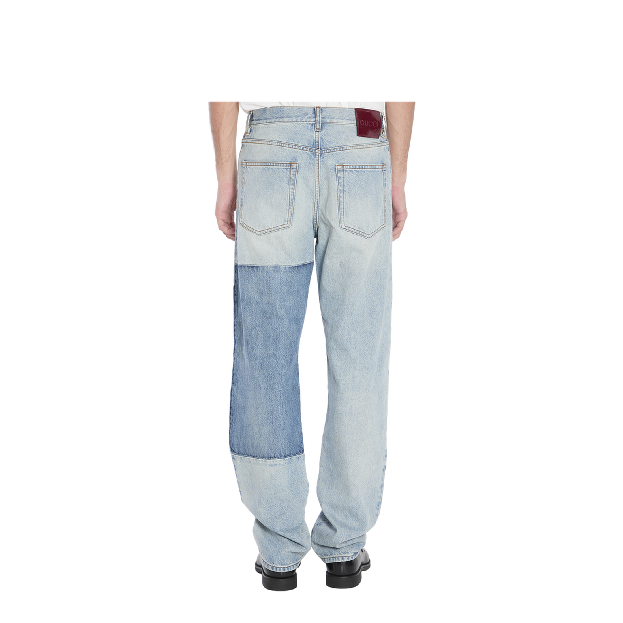 Patchwork Denim Jeans