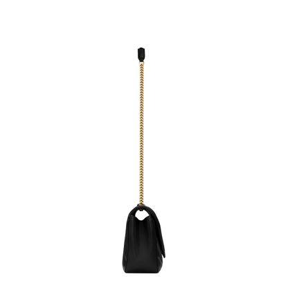 LOULOU Matelassé Lambskin Medium Shoulder Bags - Black