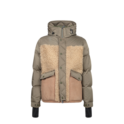 Grifford Down Jacket with Shearling Inserts