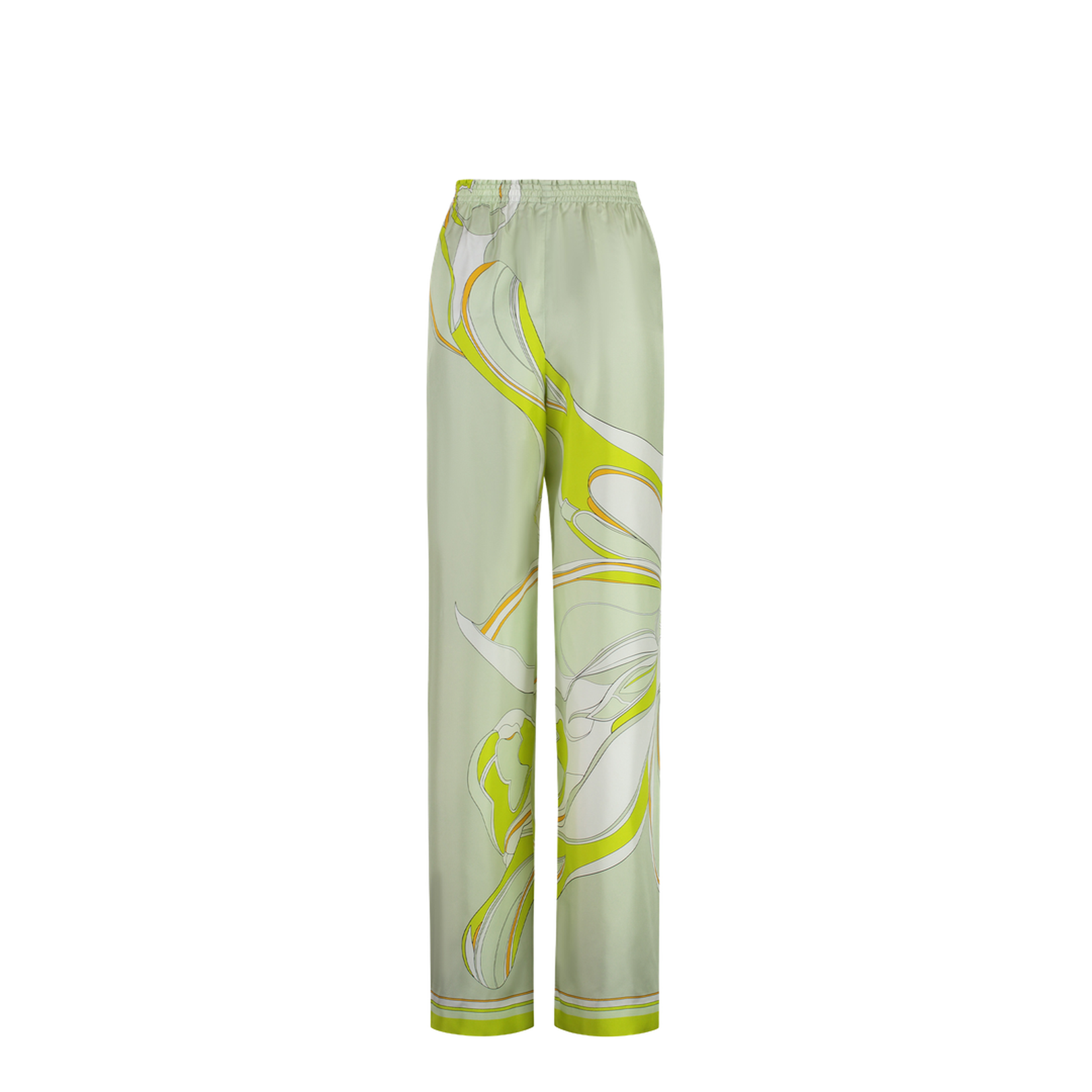 Printed Silk Pants