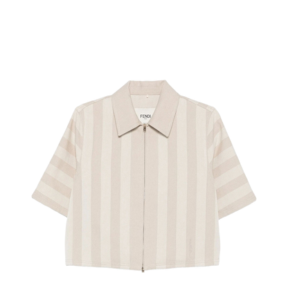 MAYFEYR - Fendi - Pequin Drill Cropped Jacket - FLF790AW8G