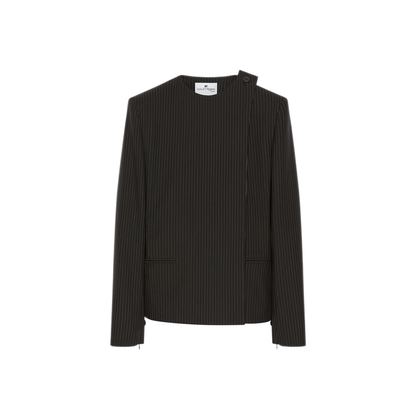 MAYFEYR - Courreges - Buckle Pinstripes Jacket - 325CVE132PL02249901