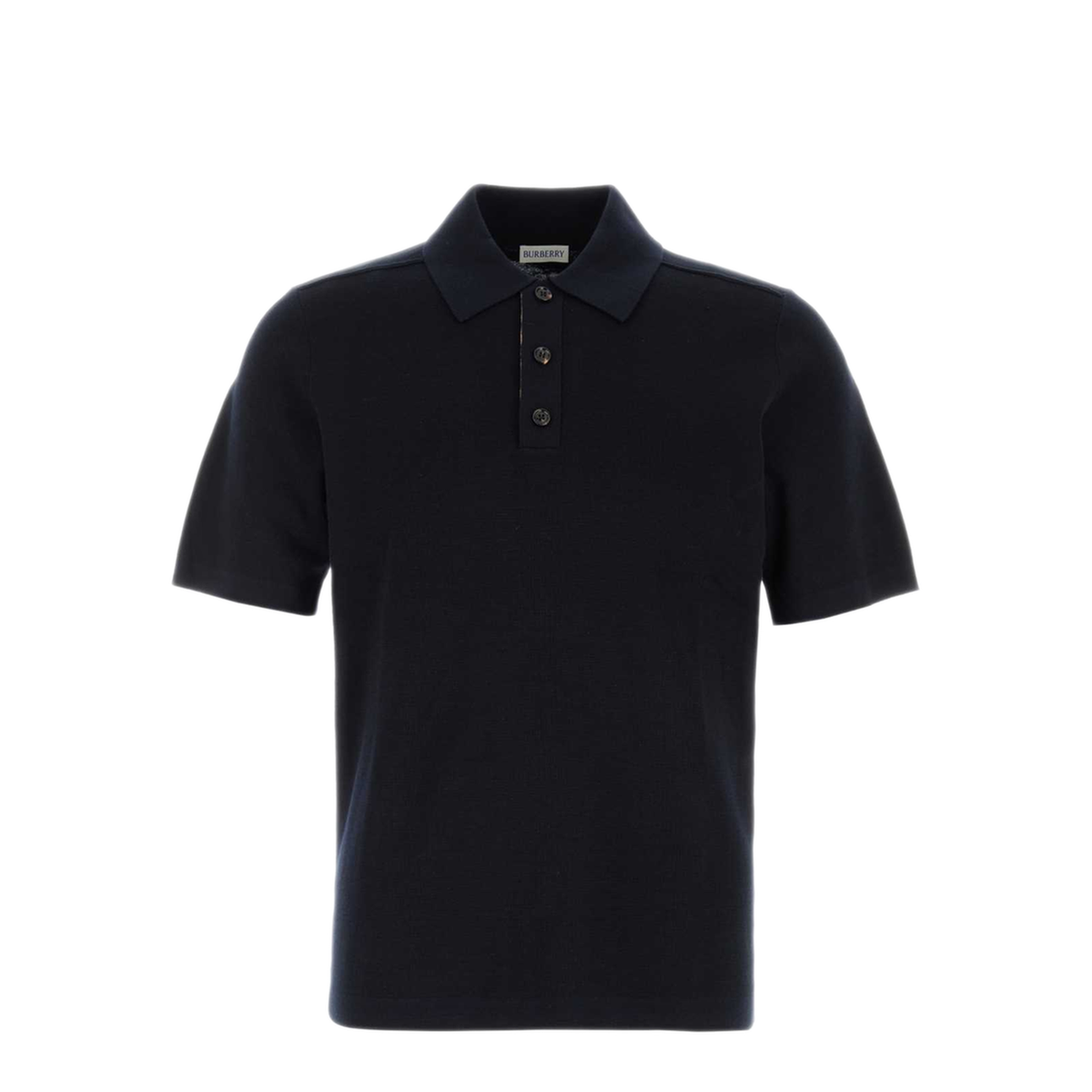 MAYFEYR - Burberry - Midnight Blue Wool Polo Shirt - 8127129A1222