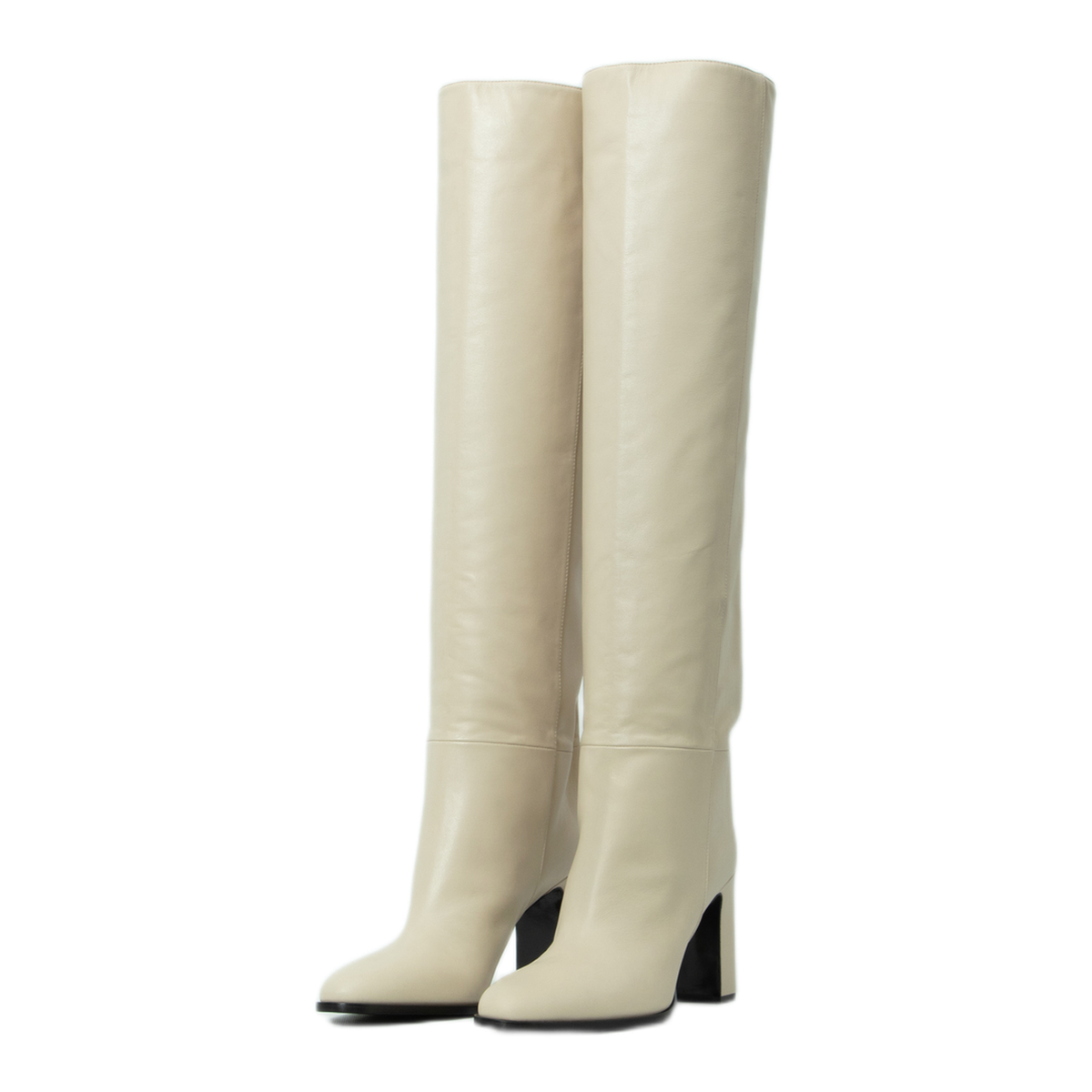 MAYFEYR - Jimmy Choo - Caly Over The Knee 85 Boots - CALYOTK85SQMBONE
