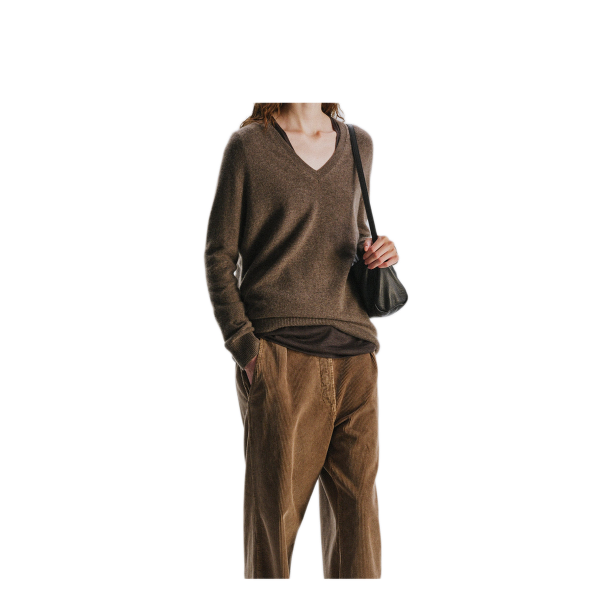 MAYFEYR - The Row - Brown Cashmere Phora Sweater - R000627Y166GTP