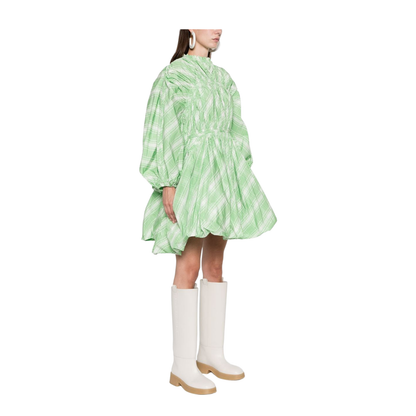 Plaid-Check Minidress
