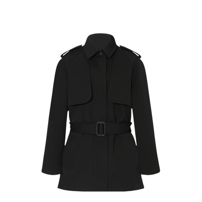 Usuaia Jacket Black in Virgin Wool