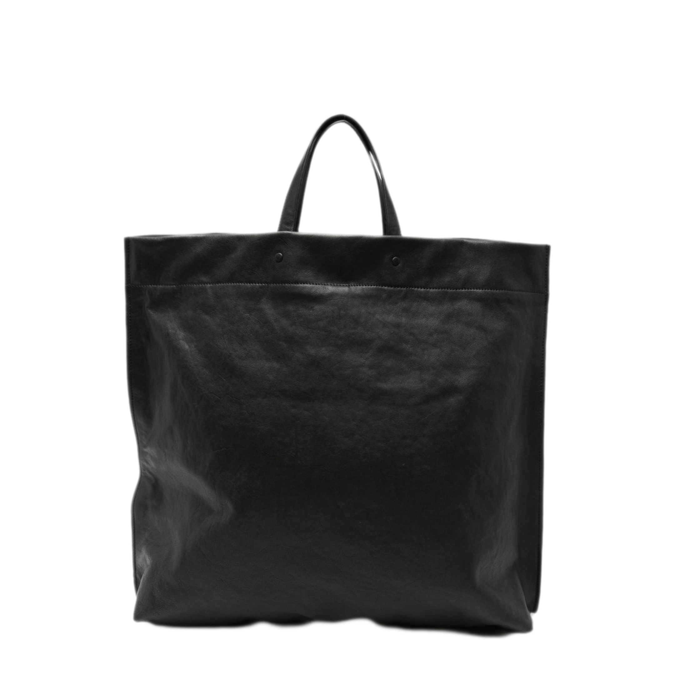 MAYFEYR - LIHANN GEORGE - Black Leather Tote Bag - MATTI8003901