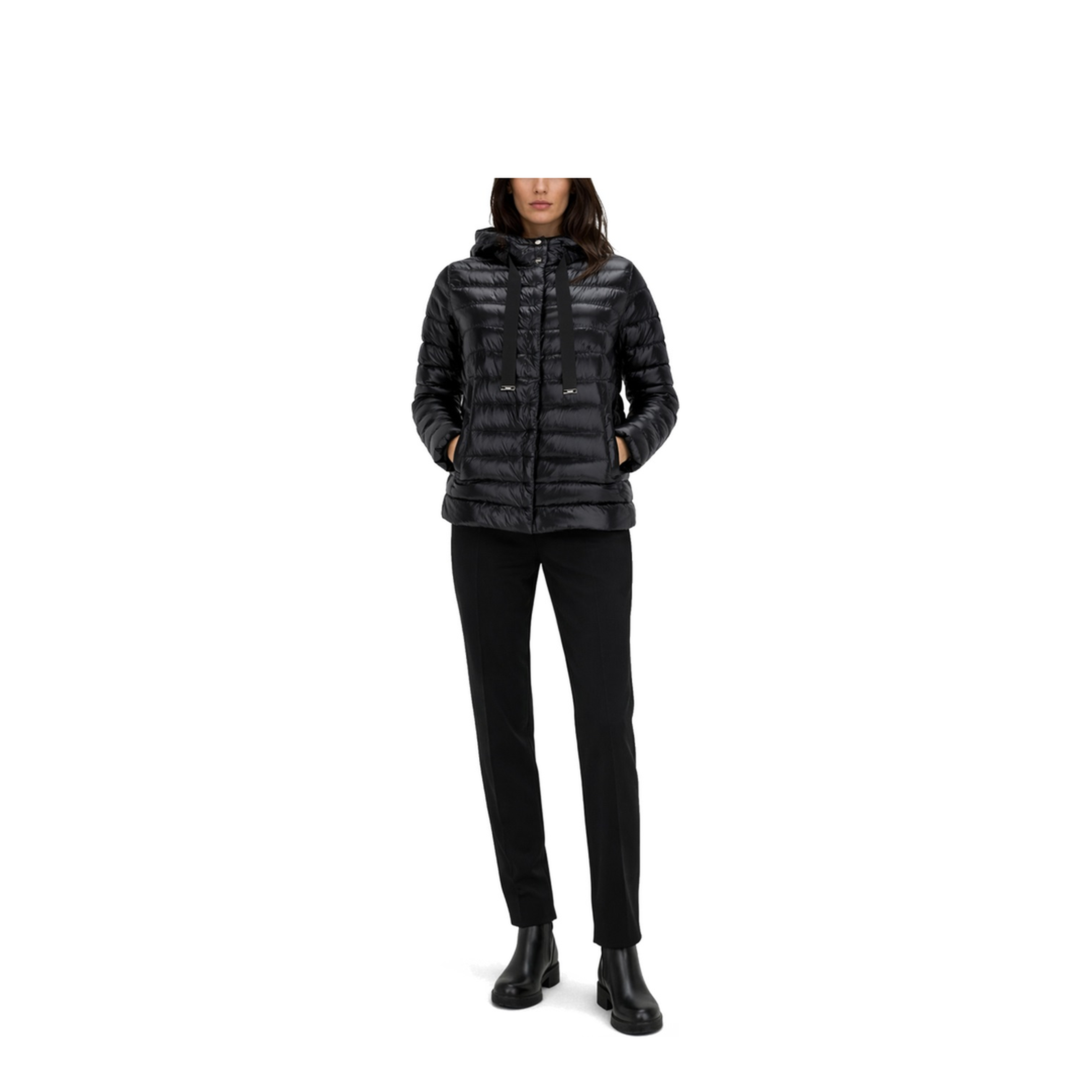 Down Jacket with Hood
