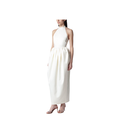 MAYFEYR - Rotate - Long White Dress With Balloon Skirt - 115752857PL857