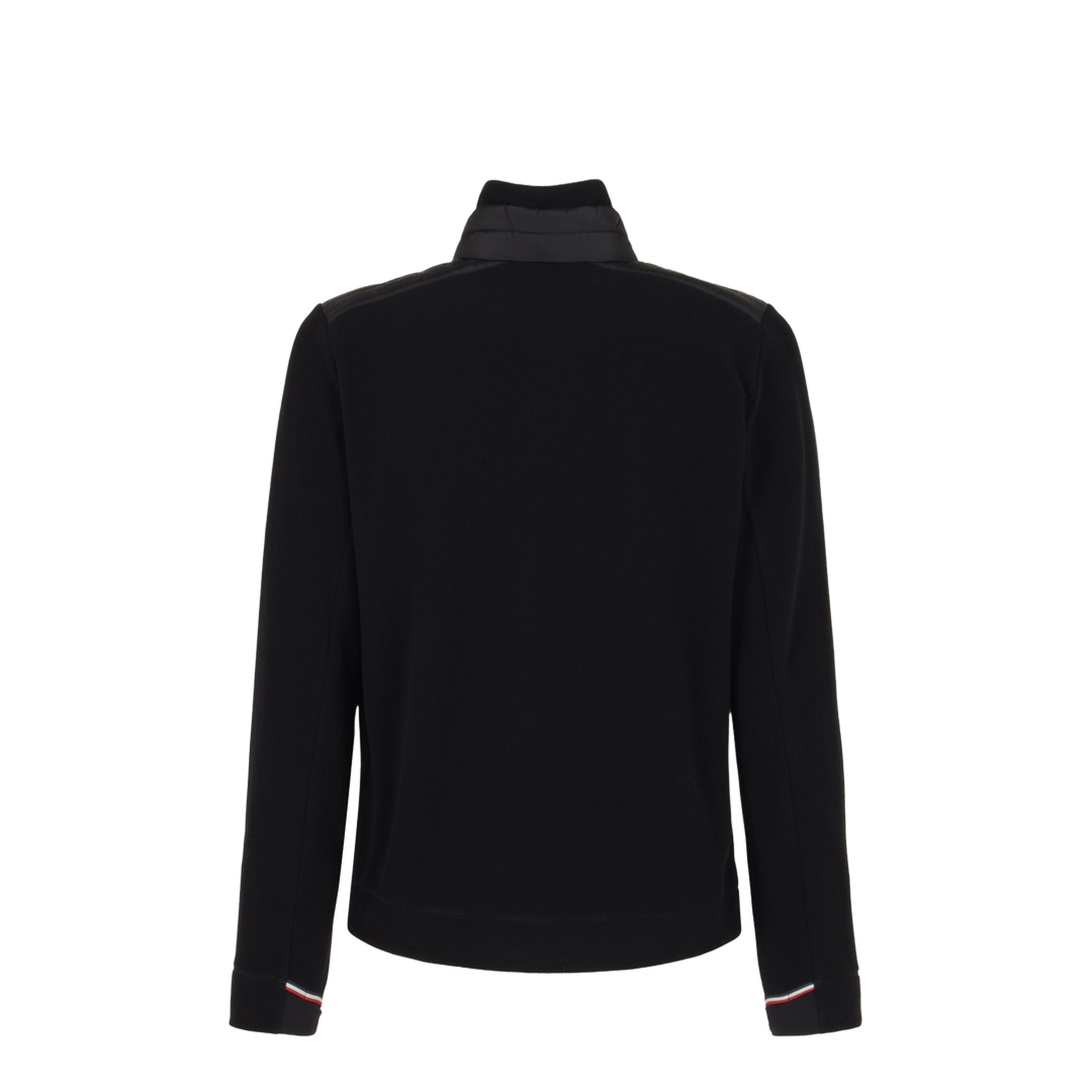 Zip-Up Sweatshirt Fleece Black