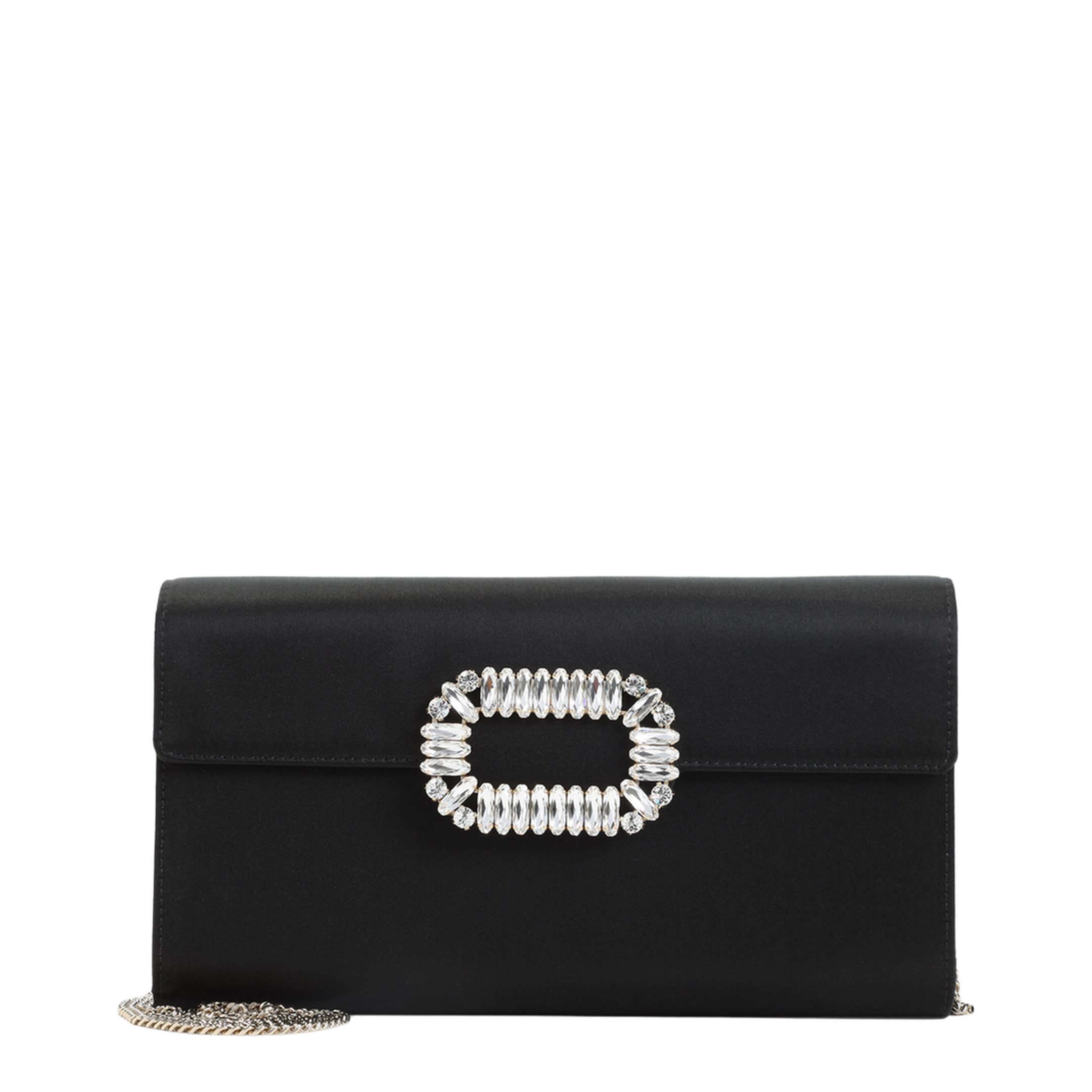 MAYFEYR - Roger Vivier - Envelope Flap Sexy Choc Buckle Clutch - RBWAMCD0200RS0
