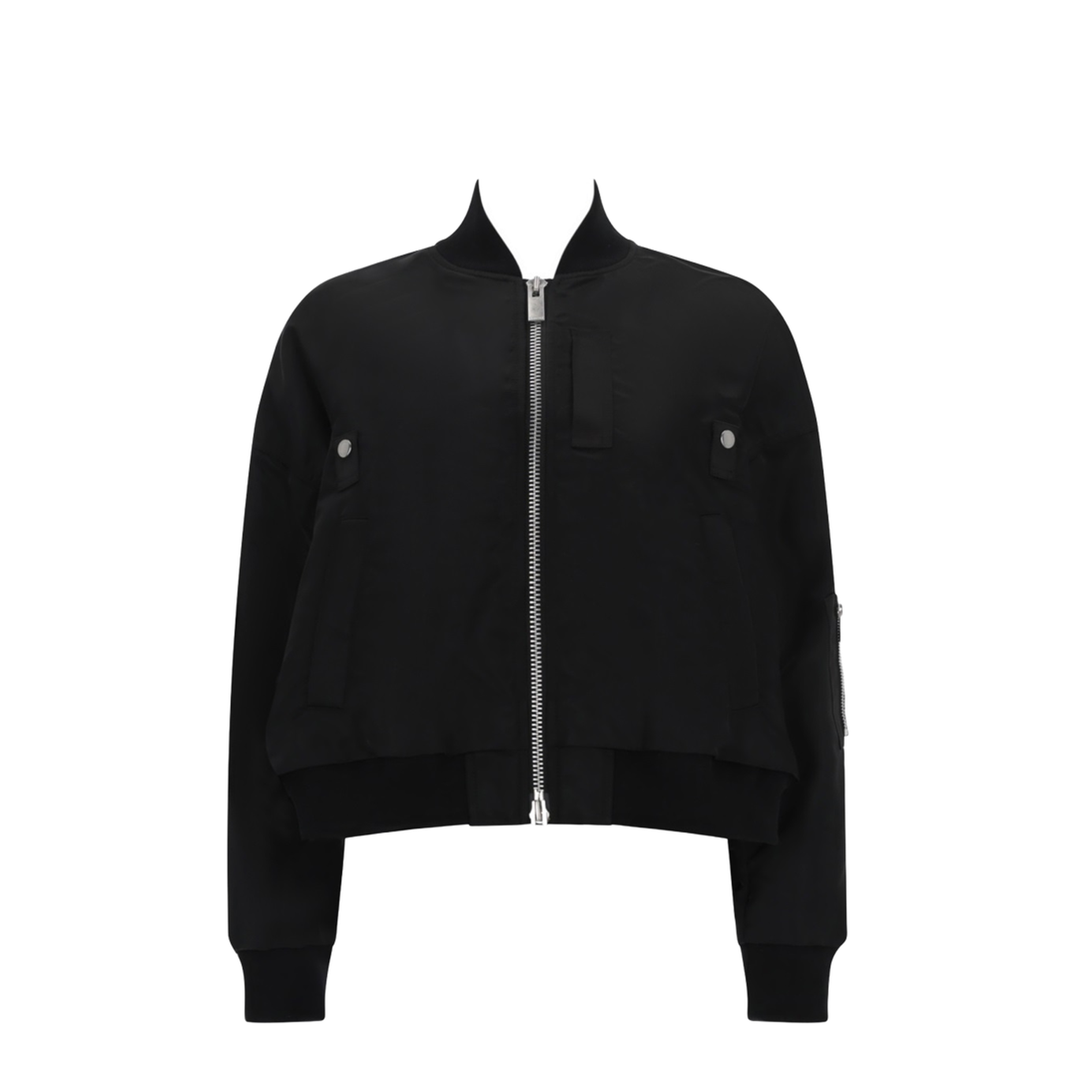 Cropped Bomber Jacket