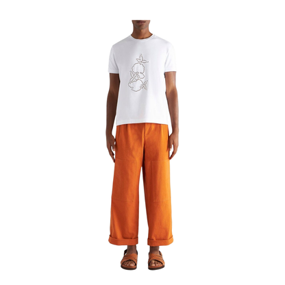 Wide-Leg Long-Length Trousers