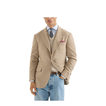 MAYFEYR - Brunello Cucinelli - Cashmere Blend Checked Single-Breasted Blazer - MV4437BFDHC821