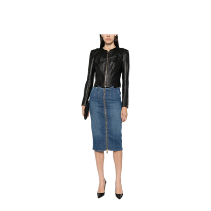 MAYFEYR - Elisabetta Franchi - Skirts Navy - GJ01N66E2139