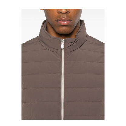 Quilted Jacket Brown