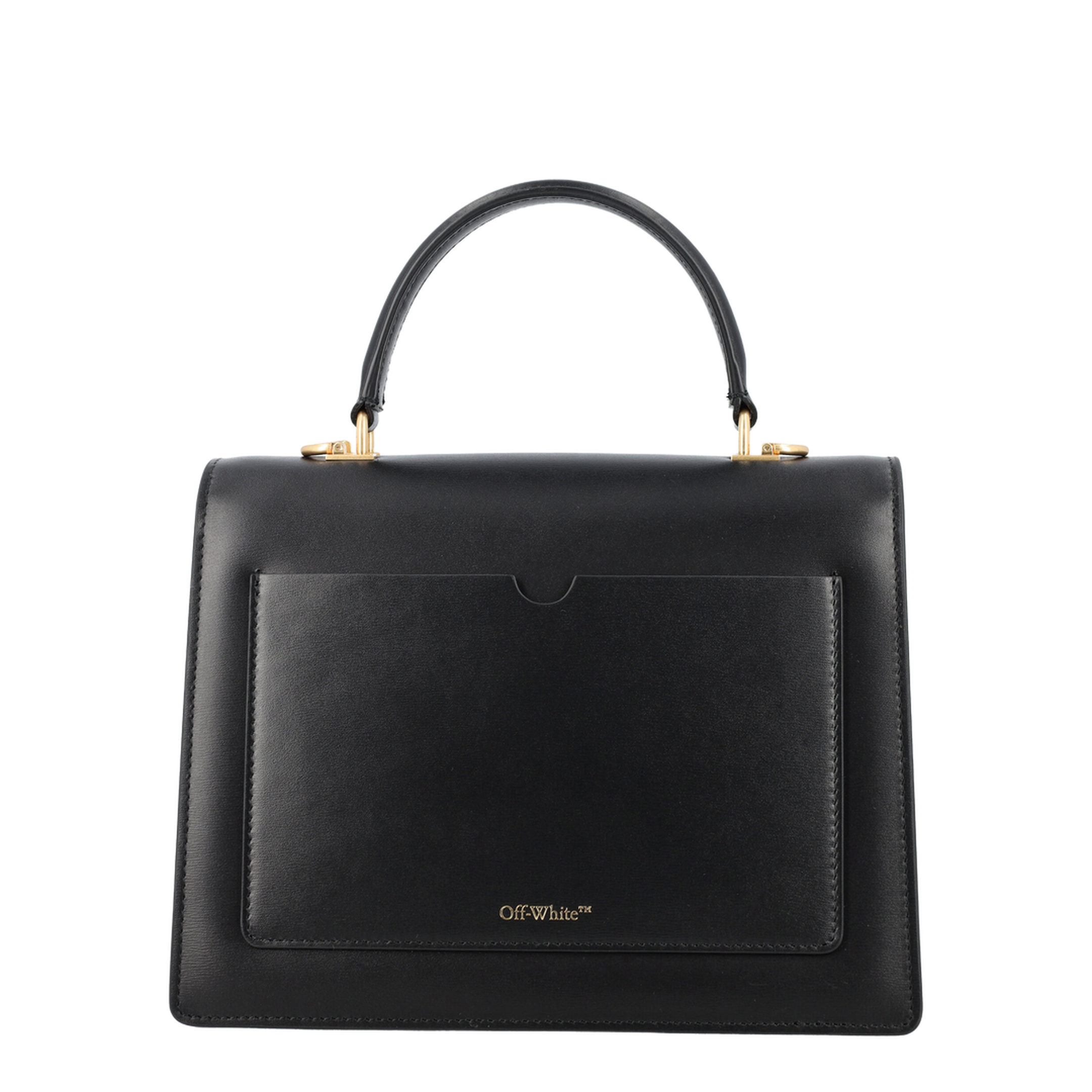 Black Leather Jitney 2.8 Handbag