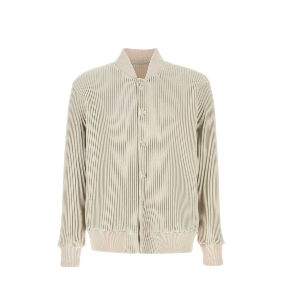 MAYFEYR - Bao Bao Issey Miyake - Ivory Polyester Bomber Jacket - HP48FC25641