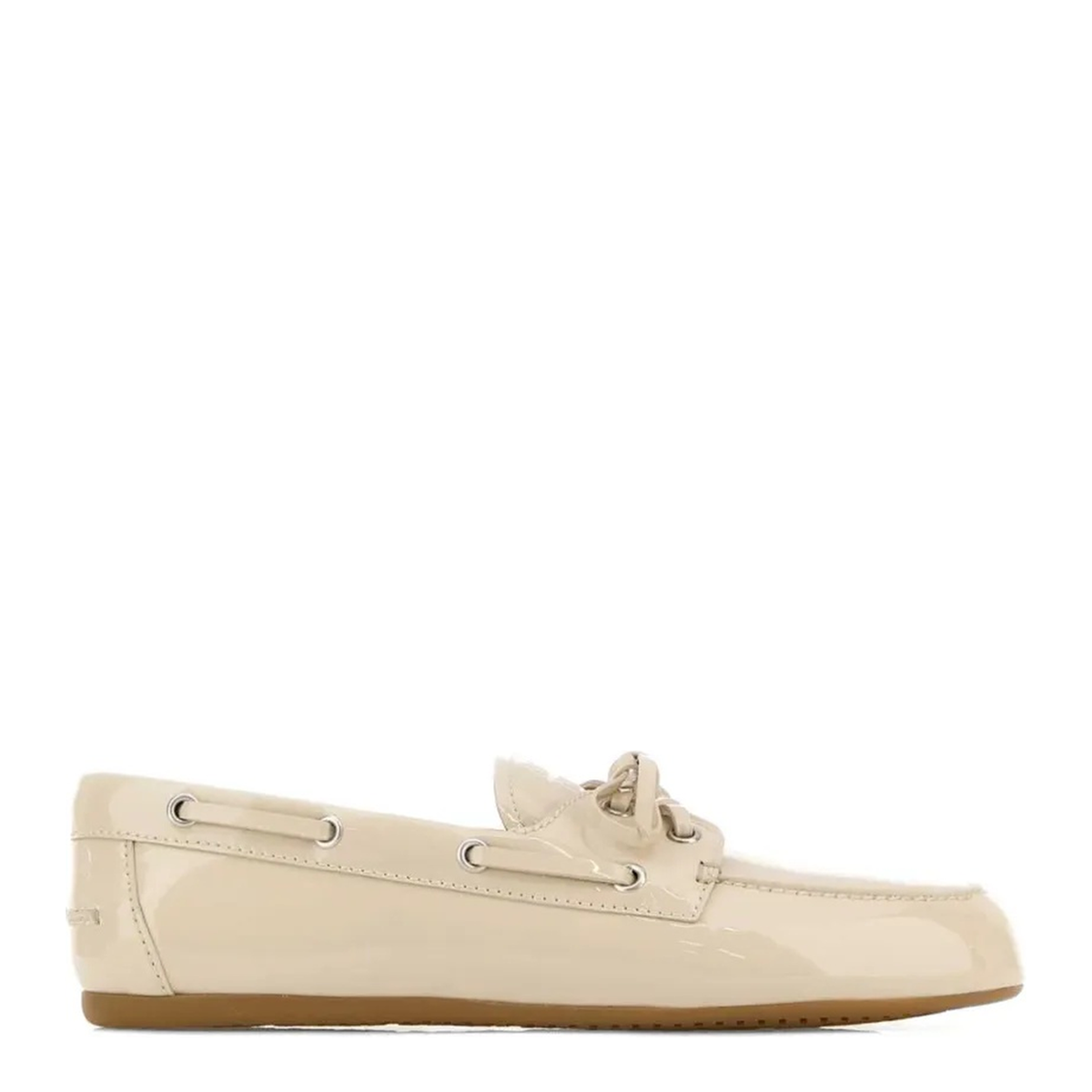 MAYFEYR - Miu Miu - Ivory Leather Loafers - 5D123EF005069F0304