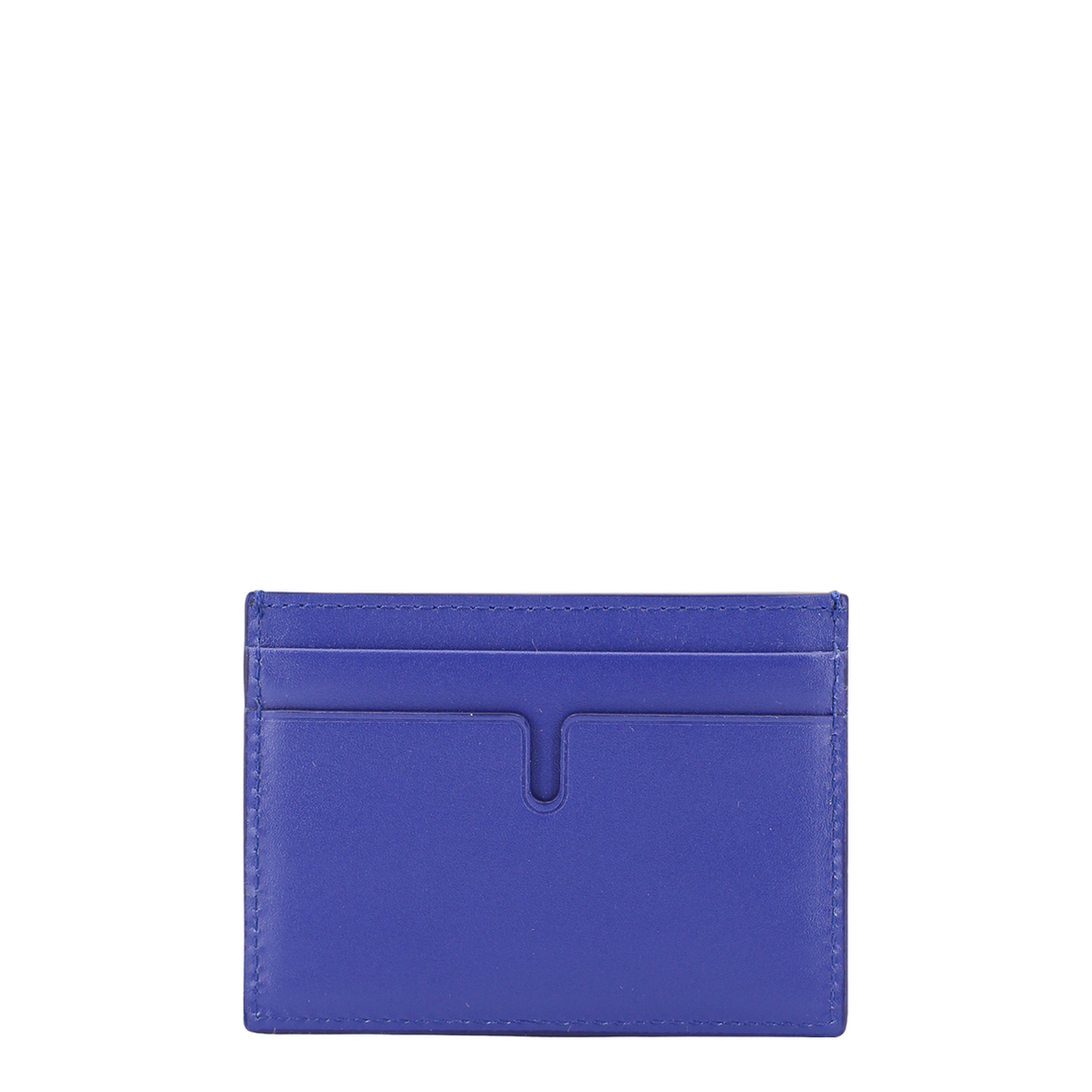 Blue Leather Card Holder