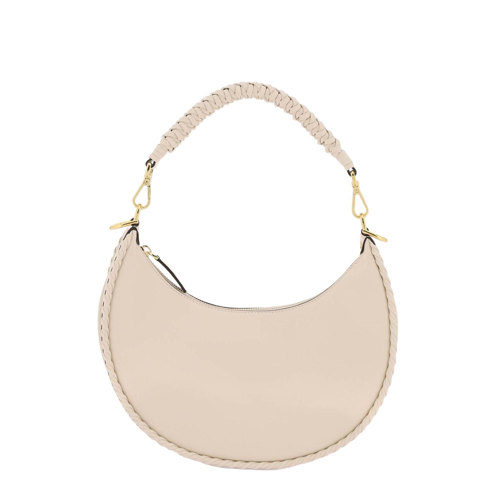 Fendigraphy Small Leather Top Handle Bags - Beige