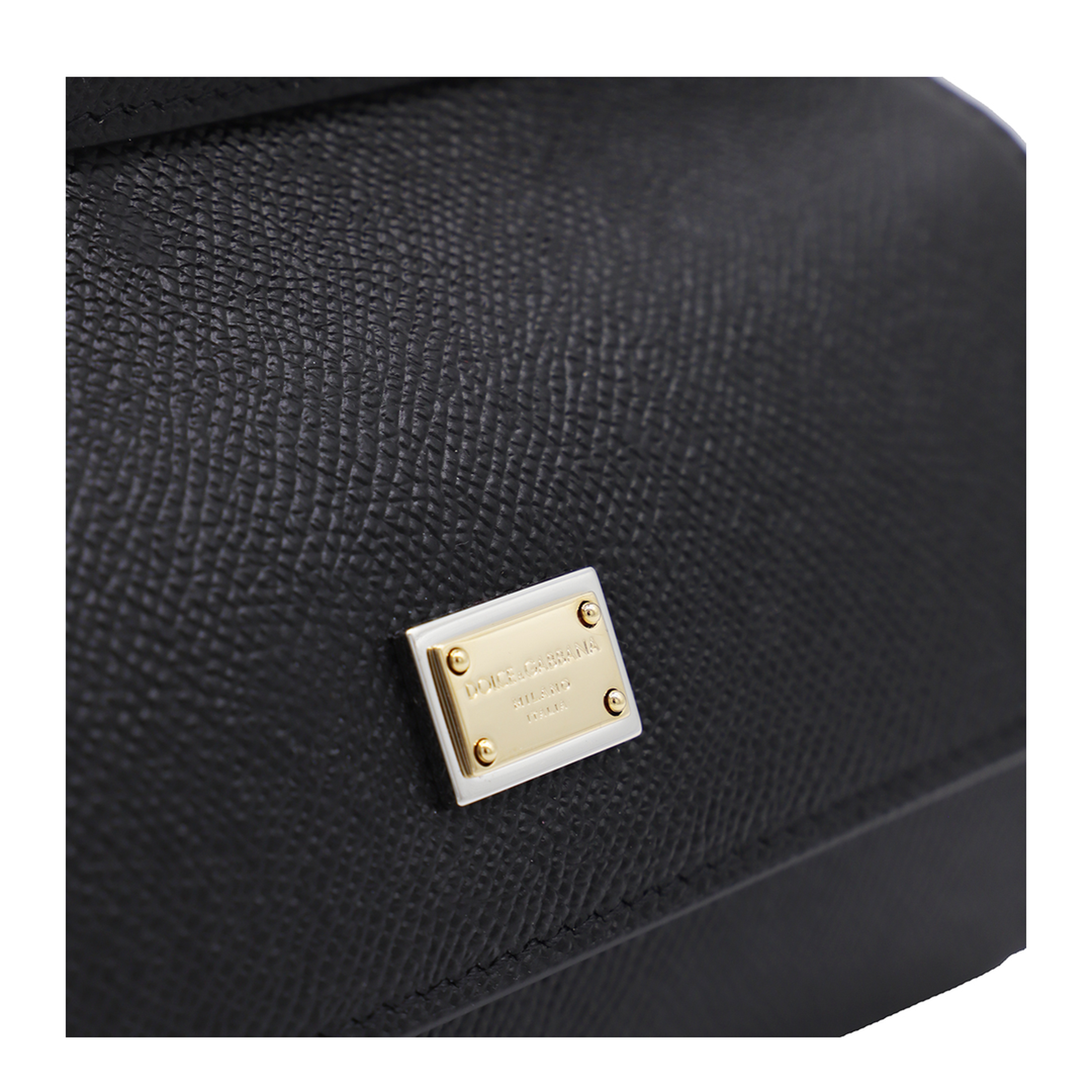 Sicily Small Calf Leather Top-Handle Bag - Nero