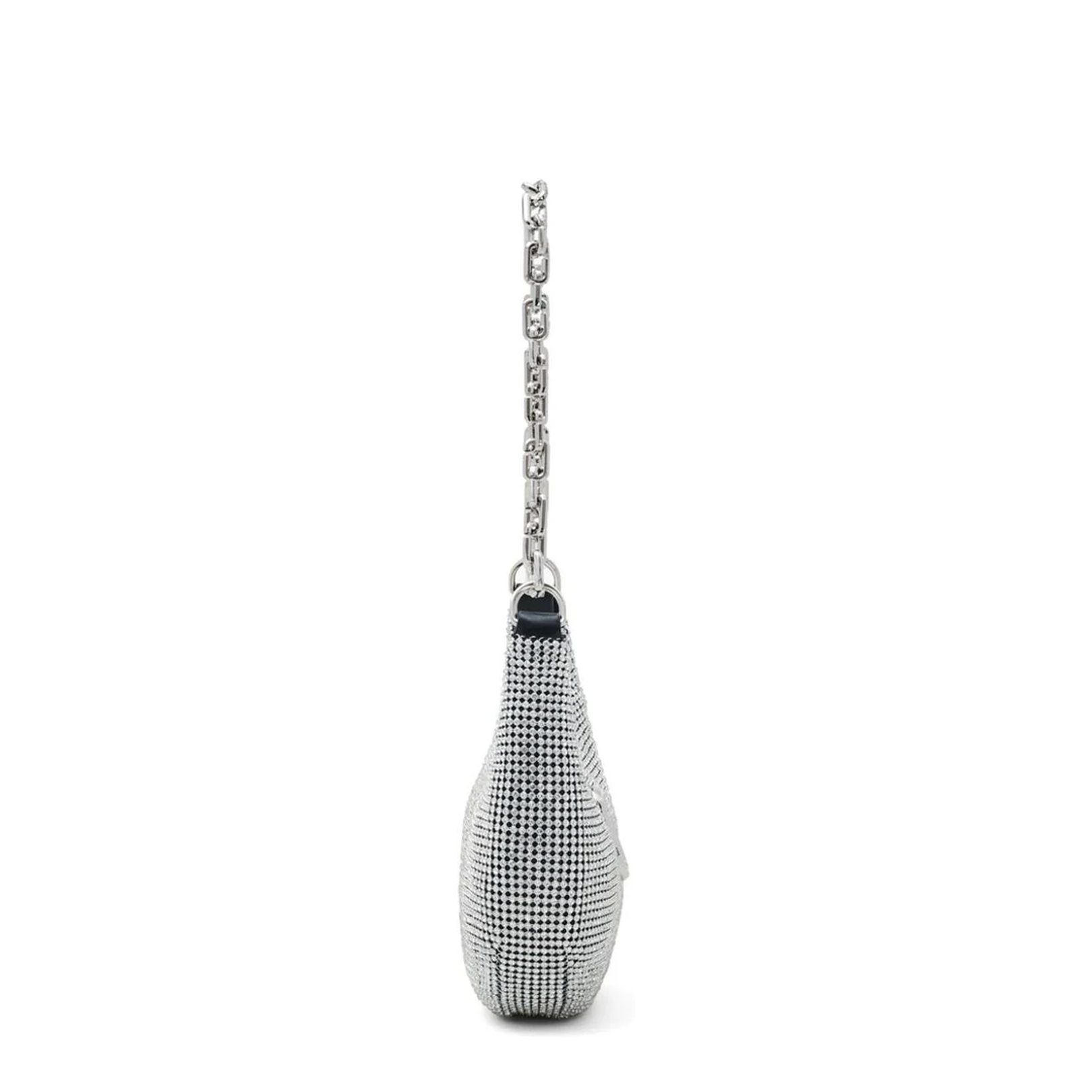 The Rhinestone Small Curve Shoulder Bag