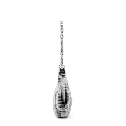 The Rhinestone Small Curve Shoulder Bag