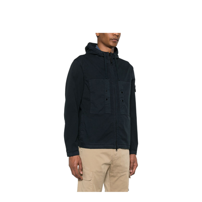 Hooded Jacket made from Stretch Supima Cotton Twill