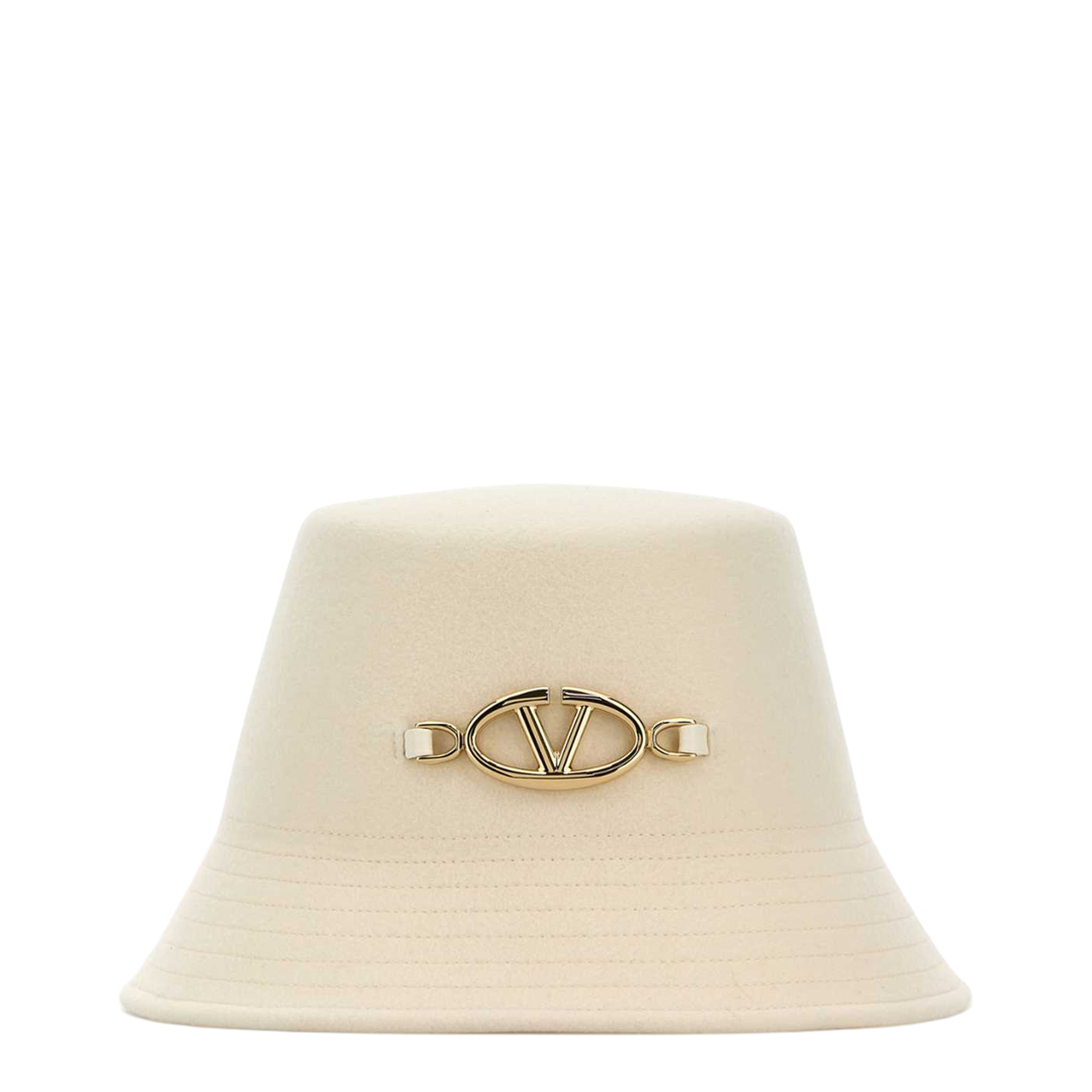 Ivory Felt Bucket Hat