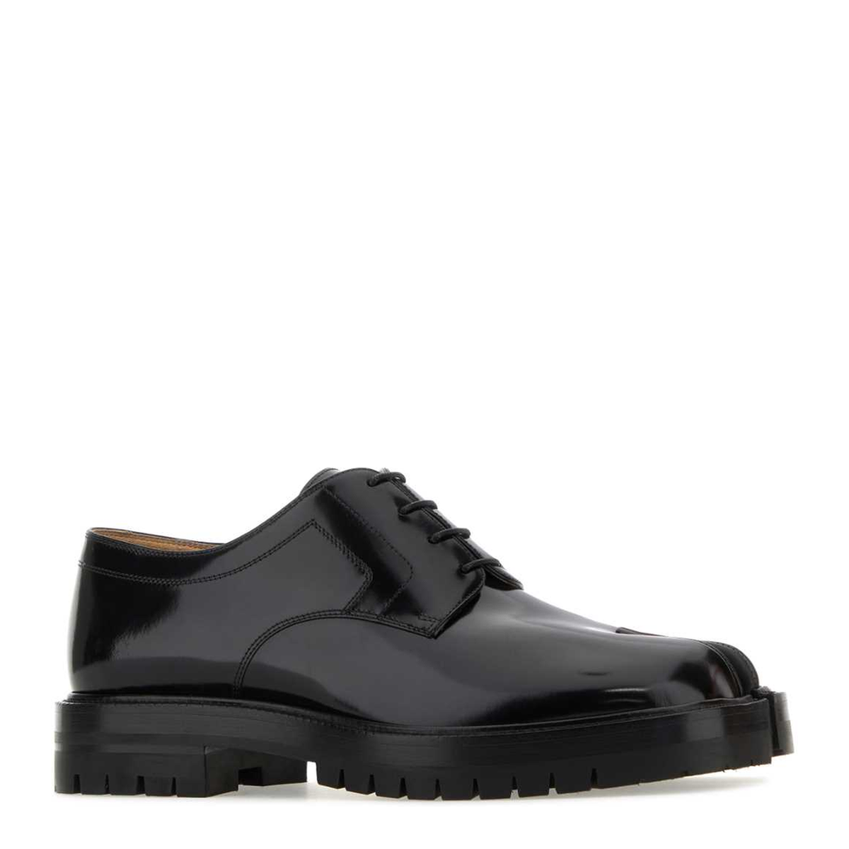 MAYFEYR - Maison Margiela - Black Leather Tabi Lace Up Shoes - S57WQ0188P3827H8396
