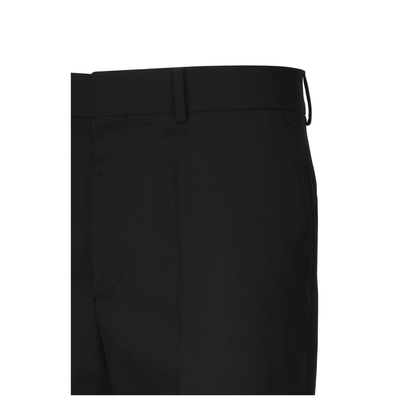 Black Wool Pant