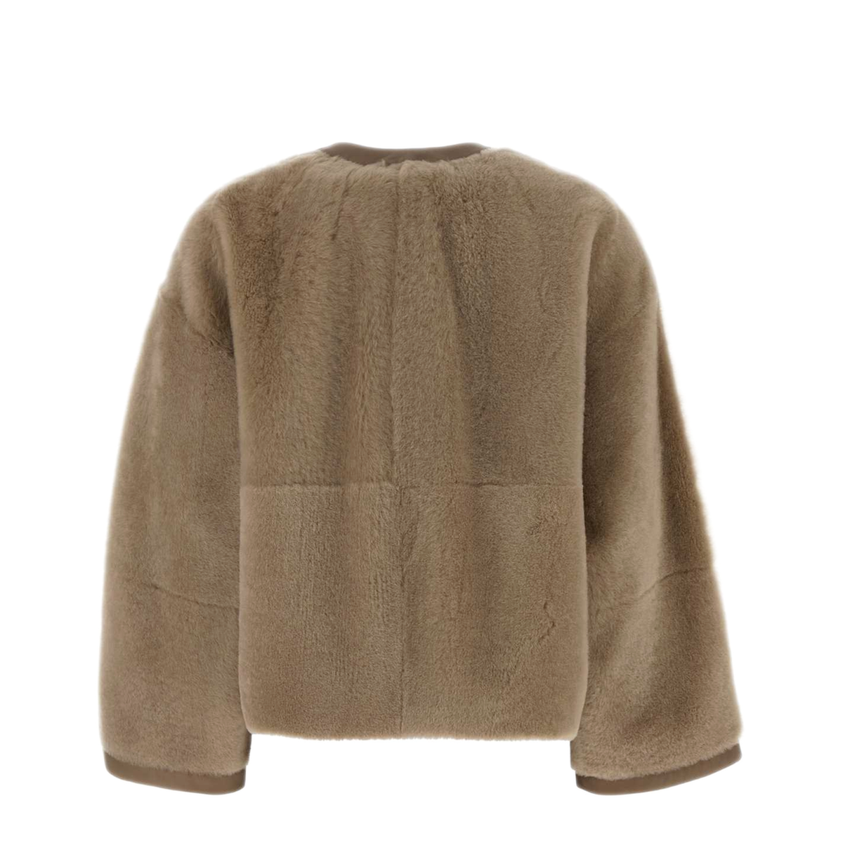 MAYFEYR - ATELIER - Beige Shearling Luana Jacket - 2521416025600001