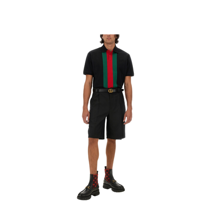 Shorts in wool blend