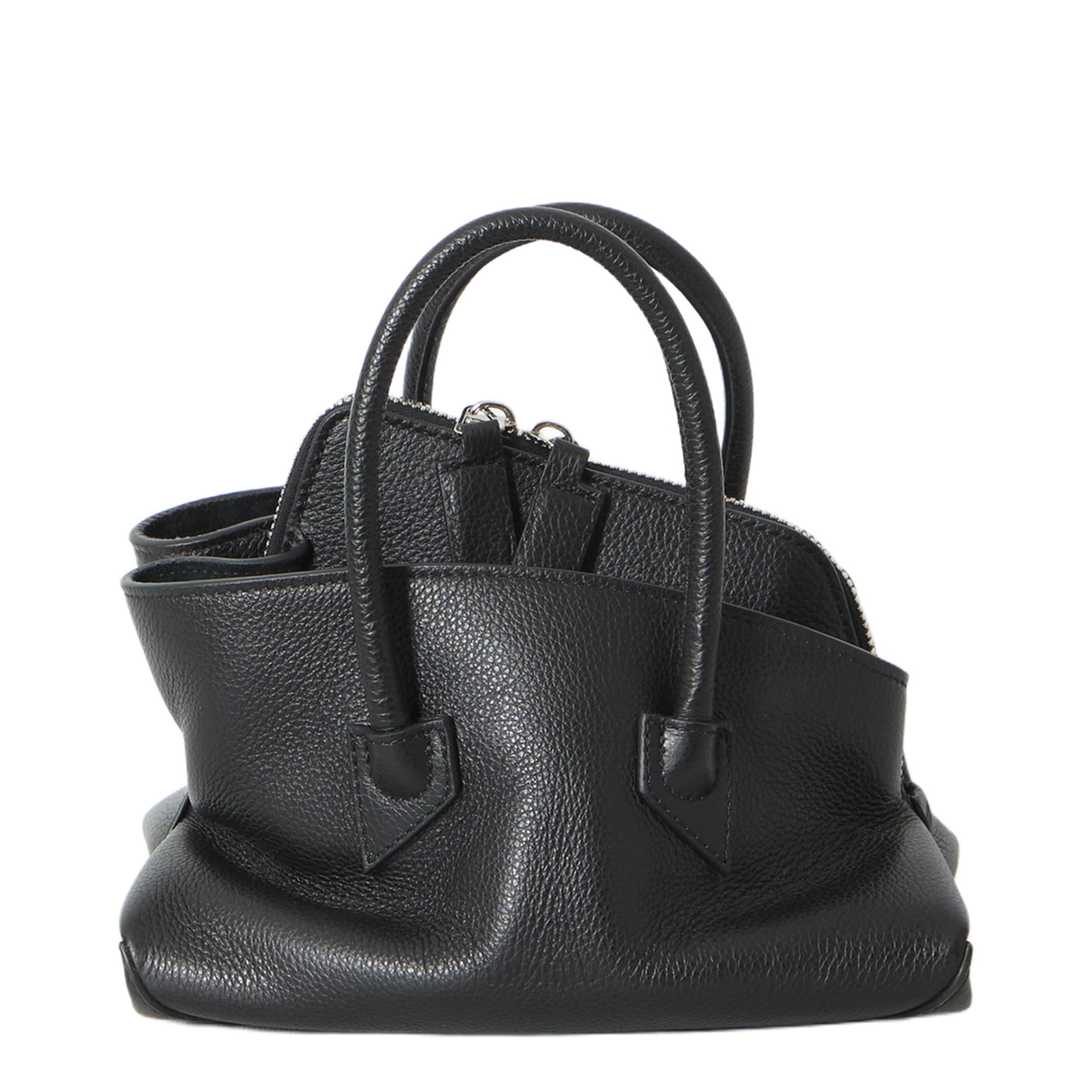MAYFEYR - The Attico - La Passeggiata Top Handle Black Bag Mini - 260WAH00063117AA100