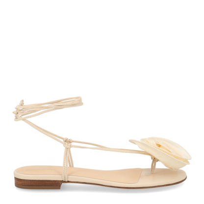 MAYFEYR - Magda Butrym - Sandal With Silk Flower - 520523CREAM