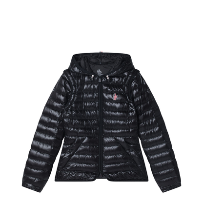 Karura short transformable down jacket black