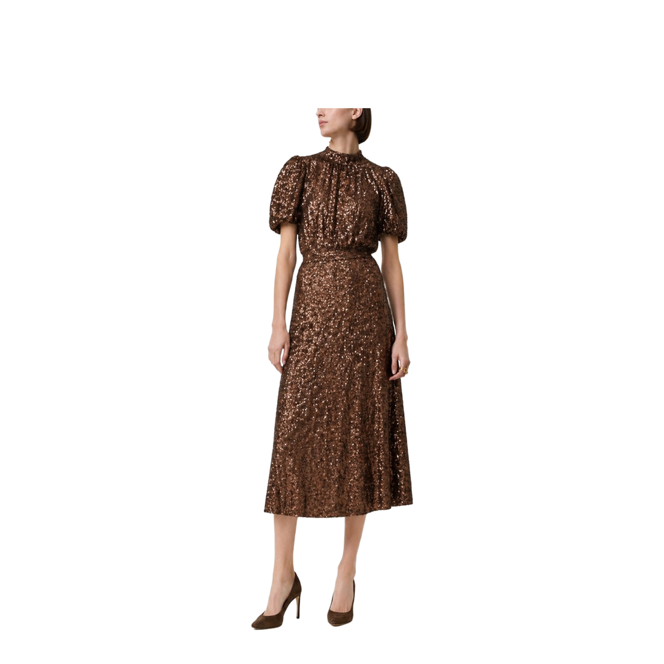 Midi Dress With Sequins